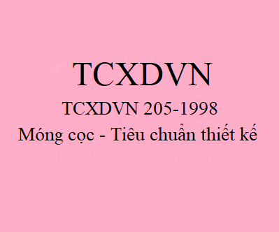 TCXDVN-205-1998